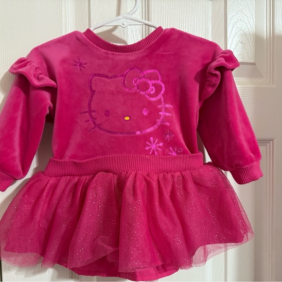 Hello Kitty Velour Tutu Dress - Picture 2 of 7